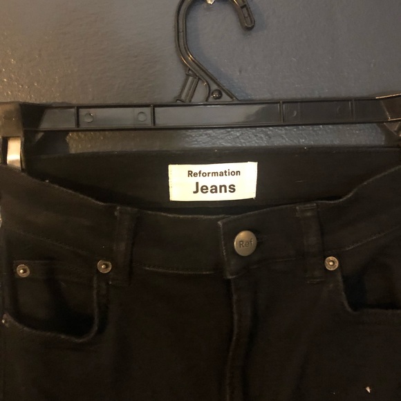 Reformation Black Skinny Jeans - Picture 6 of 7